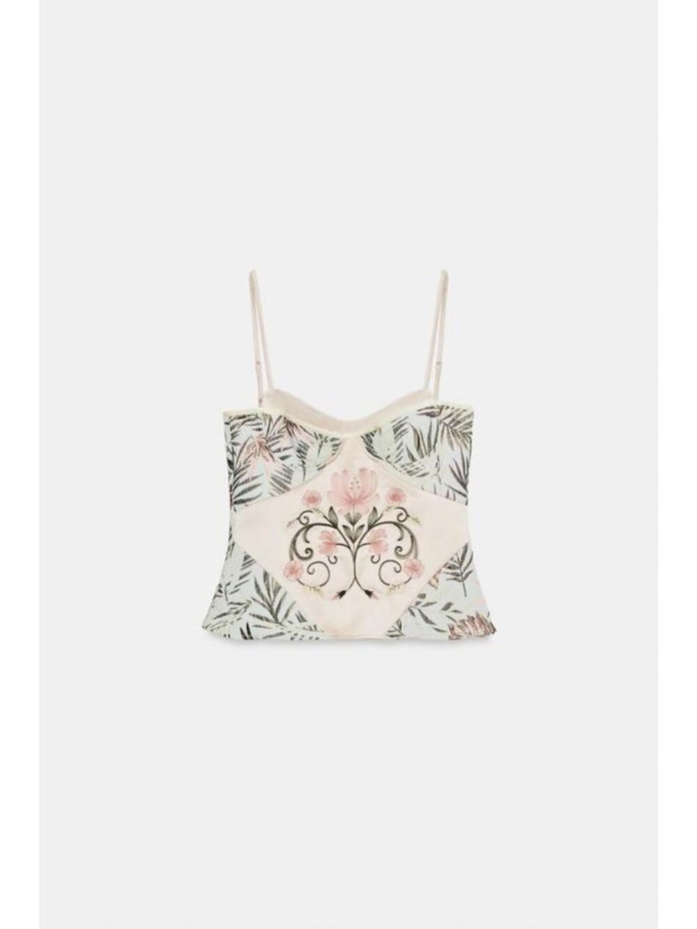 ZARA JACQUARD CORSET TOP 1528/656/330
